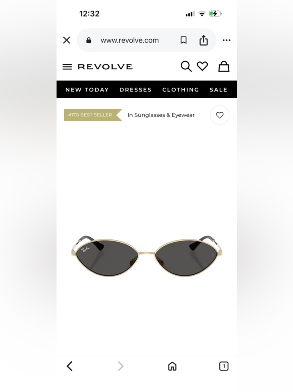 Ray-Ban Kai Sunglasses in Pale Gold